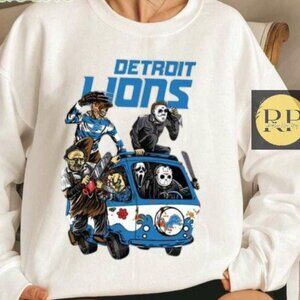 Detroit Lions Horror Character Halloween NFL sweatshirt michael myers shirt